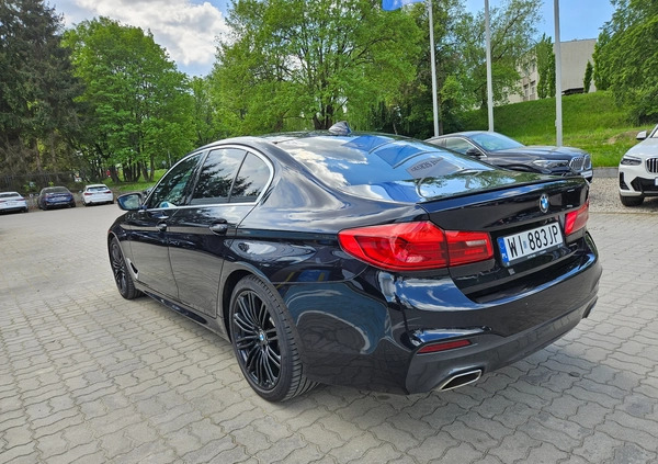 BMW Seria 5 cena 122998 przebieg: 228000, rok produkcji 2018 z Olsztyn małe 106